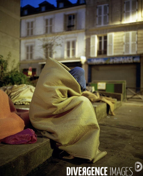 Réfugiés Porte de a Chapelle, Paris-Nord