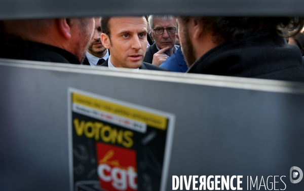 Emmanuel Macron à Villers Cotterêts