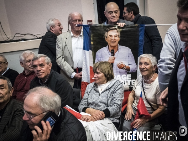 Francois Fillon political meeting in Pertuis