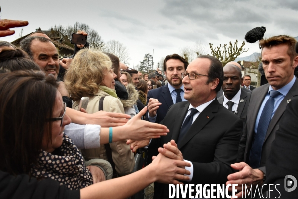 François Hollande en Isère