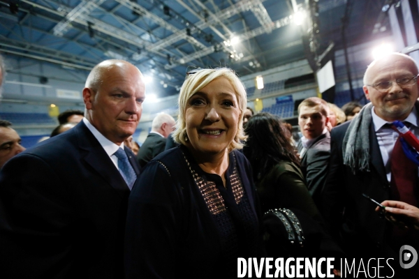 Marine Le Pen et ses fidèles