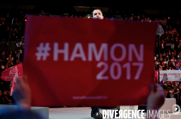 Meeting de Benoit Hamon à Bercy