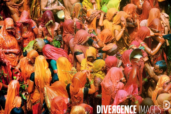 Holi, La Fête Sacré des Couleurs en Inde. Holi Festival of Colors and Love in India.