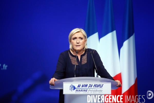 Meeting de Marine Le Pen