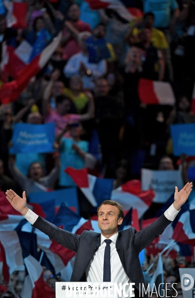 Meeting d Emmanuel Macron à Bercy