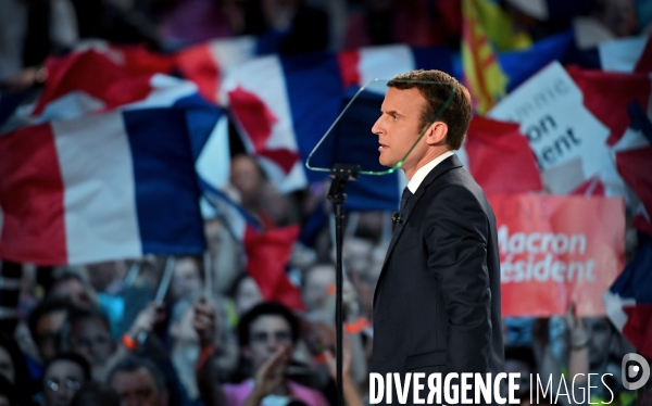Meeting d Emmanuel Macron à Bercy