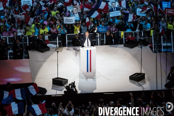 Meeting d Emmanuel Macron à l AccorHotels Arena