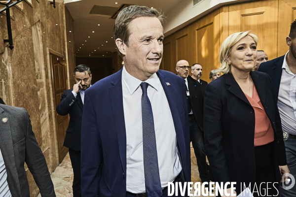 Nicolas Dupont-Aignan soutient Marine Le pen