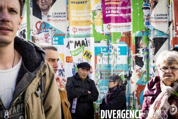 1er MAI 2017 - Manifestation anti Le Pen