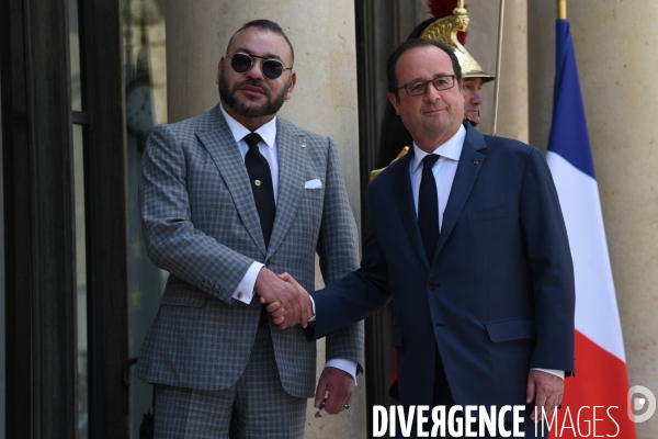 Visite de Mohamed VI à François Hollande