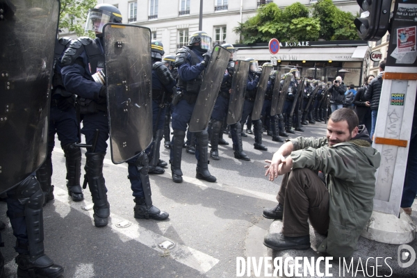 Manifestation du 1er mai 2017, Paris.