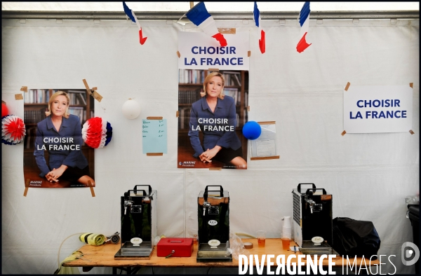 Marine Le Pen à Ennemain