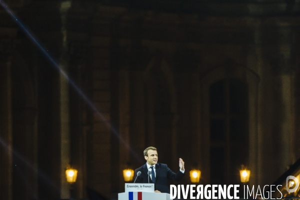 Soirée électorale de victoire d Emmanuel Macron - Présidentielle 2017