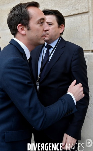Passation de pouvoir entre François Hollande et Emmanuel Macron