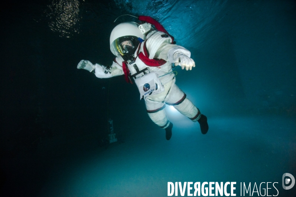 Astronaute, apesanteur sous-marine