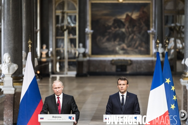 Versailles, Macron-Poutine.