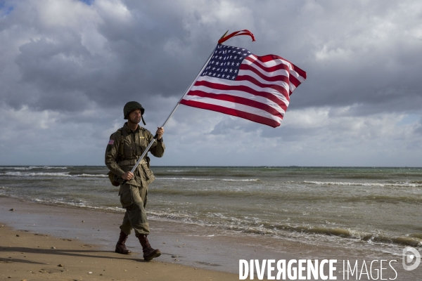 Célébrations du 73ème anniversaire du Débarquement allié en Normandie.