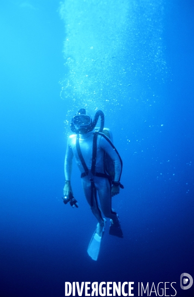 Diver from cousteau society
