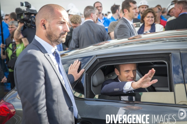 Emmanuel macron a saint-nazaire et lorient