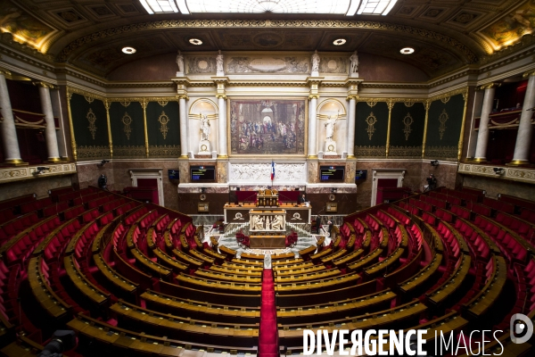 Photos d illustration de l hémicycle de l Assemblée Nationale à Paris