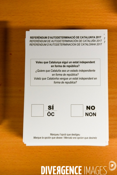 Référendum pour l indépendance de la Catalogne.