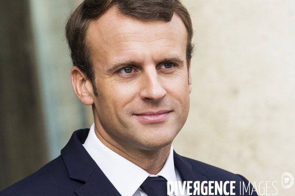 Portraits du Président de la République Emmanuel Macron.