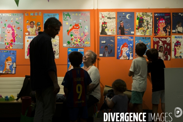 Barcelone :Ecole bureau de vote occupe