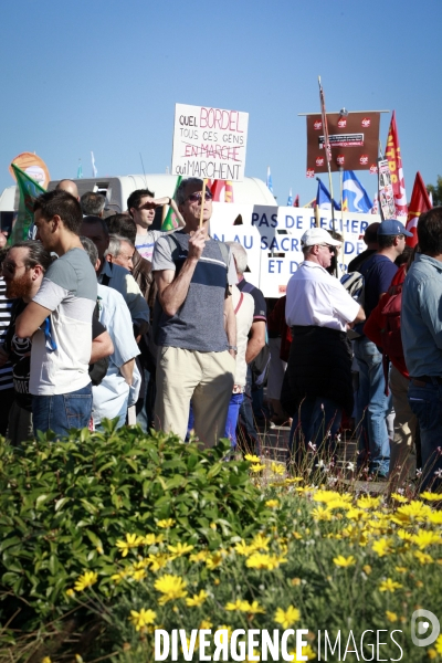 Manifestation unitaire des fonctionnaires à Montpellier