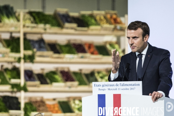 E. Macron, états généraux de l alimentation.