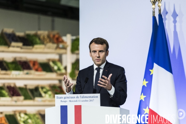 E. Macron, états généraux de l alimentation.