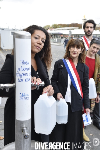 Des élus font pression pour une gestion publique de l eau et ne veulent plus de Véolia.