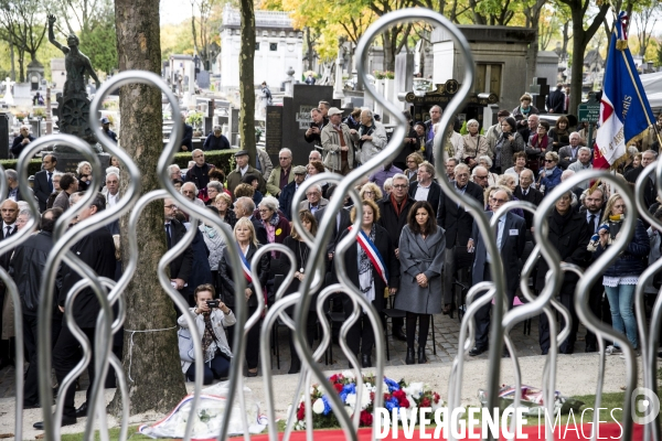Anne Hidalgo inaugure un monument à la mémoire des enfants juifs déportés