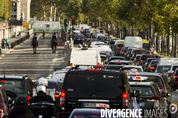 Les parisiens et les moyens de transports alternatifs.