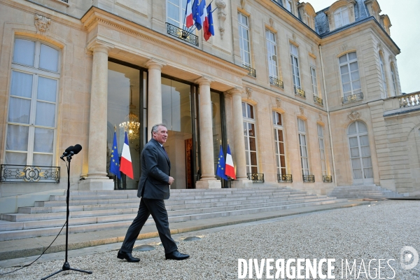 Emmanuel Macron reçoit François Bayrou