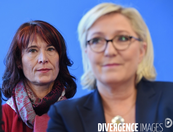 Marine Le Pen lance le forum ecole et nation