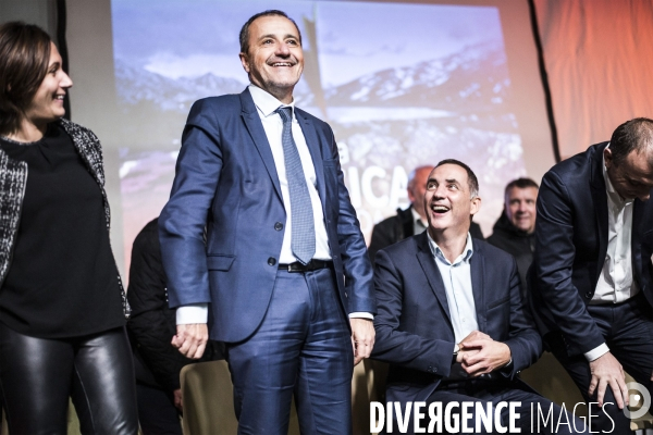 Meeting des nationalistes  Pé a Corsica 