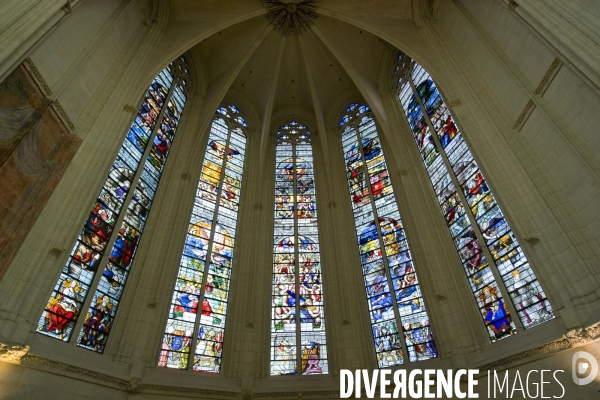 Apres 15 ans de travaux, la Sainte - Chapelle de Vincennes est restauree
