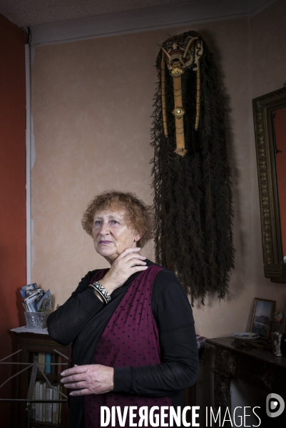 Portrait de la feministe xaviere gauthier.