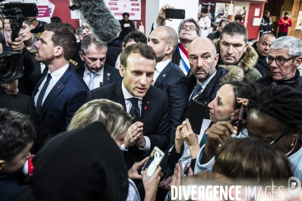 Emmanuel Macron, Journée mondiale de Lutte contre le Sida.