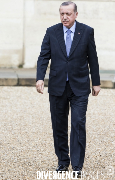Visite du Président turc Recep Tayyip ERDOGAN à Paris