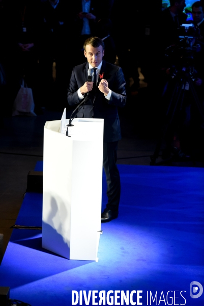 Emmanuel Macron,Tech for planet à la Station F.