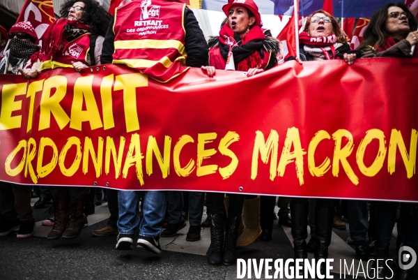 Rassemblement contre les ordonnances Macron