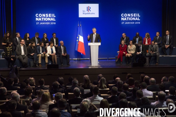 Conseil National du parti Les Républicain à La Mutualité.