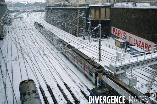 Episode neigeux a Paris