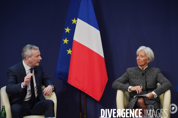 Bruno Le Maire avec Christine Lagarde