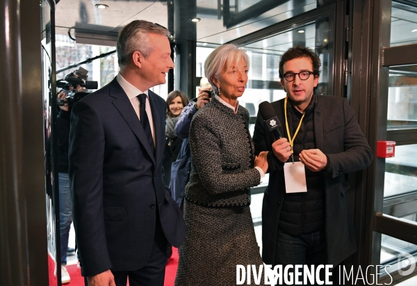 Bruno Le Maire avec Christine Lagarde