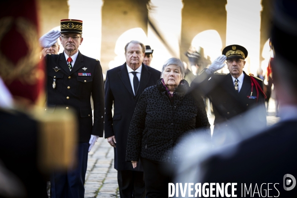 Cérémonie d hommage aux gendarmes morts en 2017 dans l exercice de leur fonction.