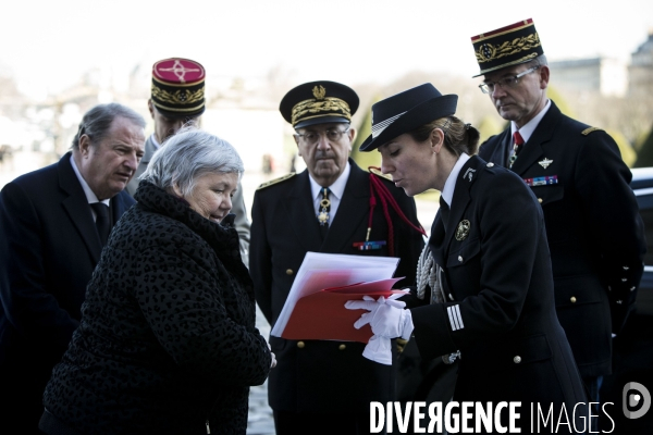 Cérémonie d hommage aux gendarmes morts en 2017 dans l exercice de leur fonction.