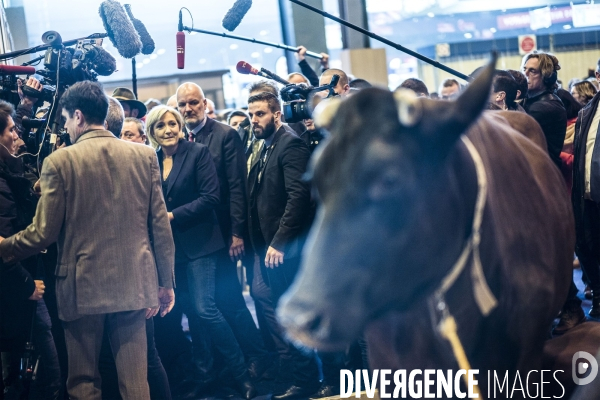 Marine Le Pen, salon de l agriculture.