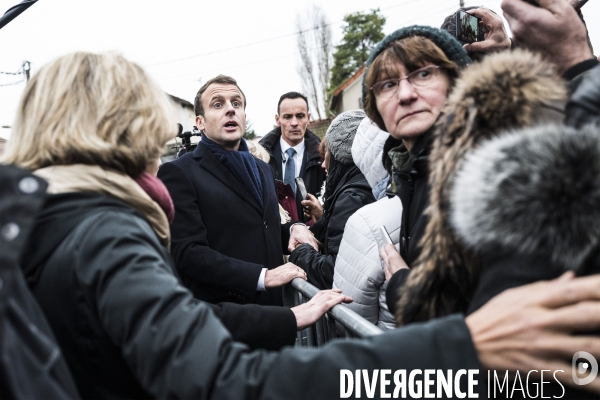 Emmanuel Macron à Villeneuve-Saint-Georges